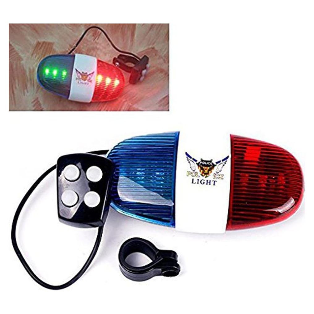 Timbre de Policía para Bicicleta BearsFire con Luz LED y Sonidos