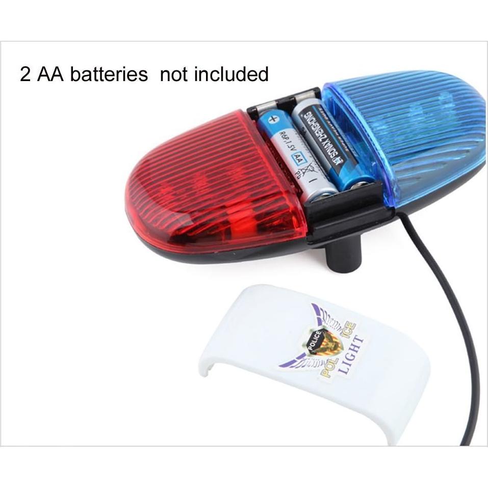 Timbre de Policía para Bicicleta BearsFire con Luz LED y Sonidos