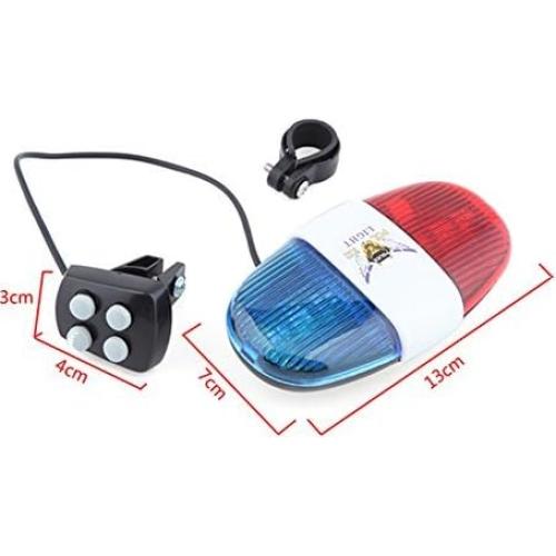 Timbre de Policía para Bicicleta BearsFire con Luz LED y Sonidos