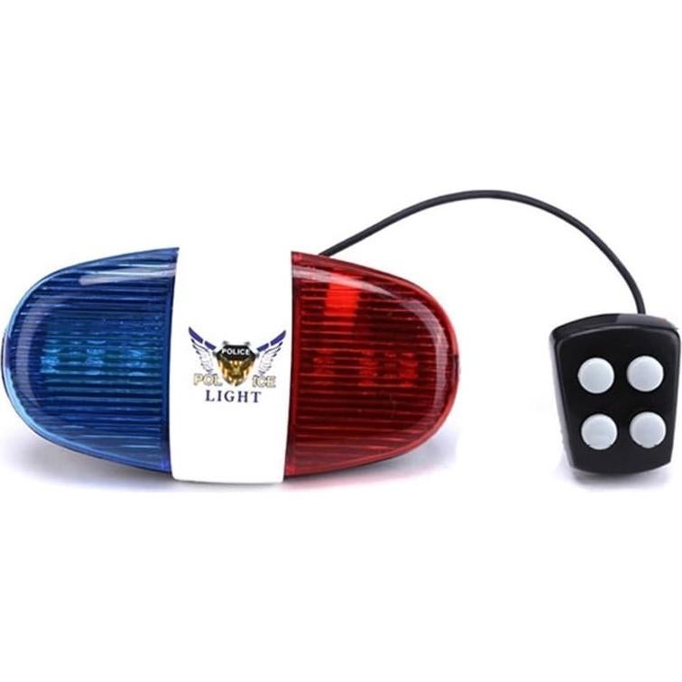 Timbre de Policía para Bicicleta BearsFire con Luz LED y Sonidos
