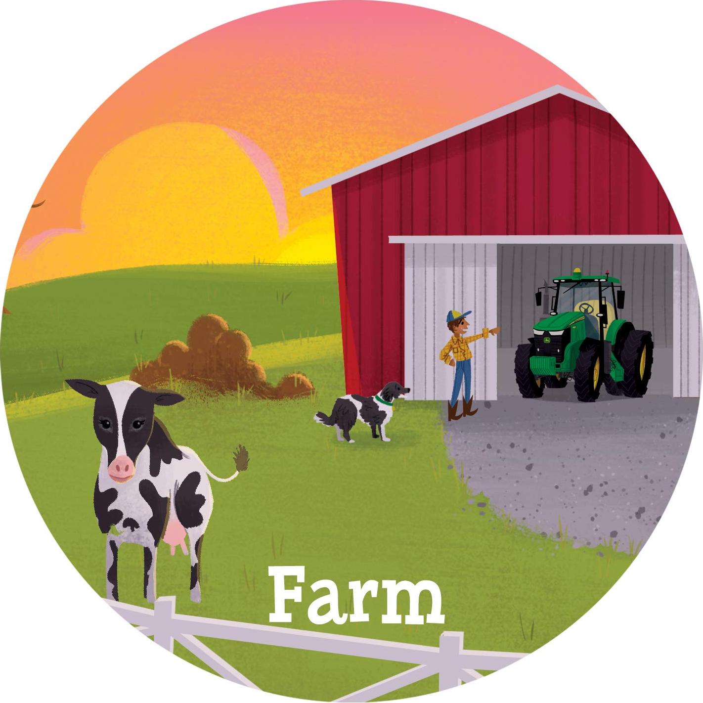 Quack! Moo! Oink! Listen to Animals Around the Farm - 10-Button Children's Sound Book, Ages 2-7