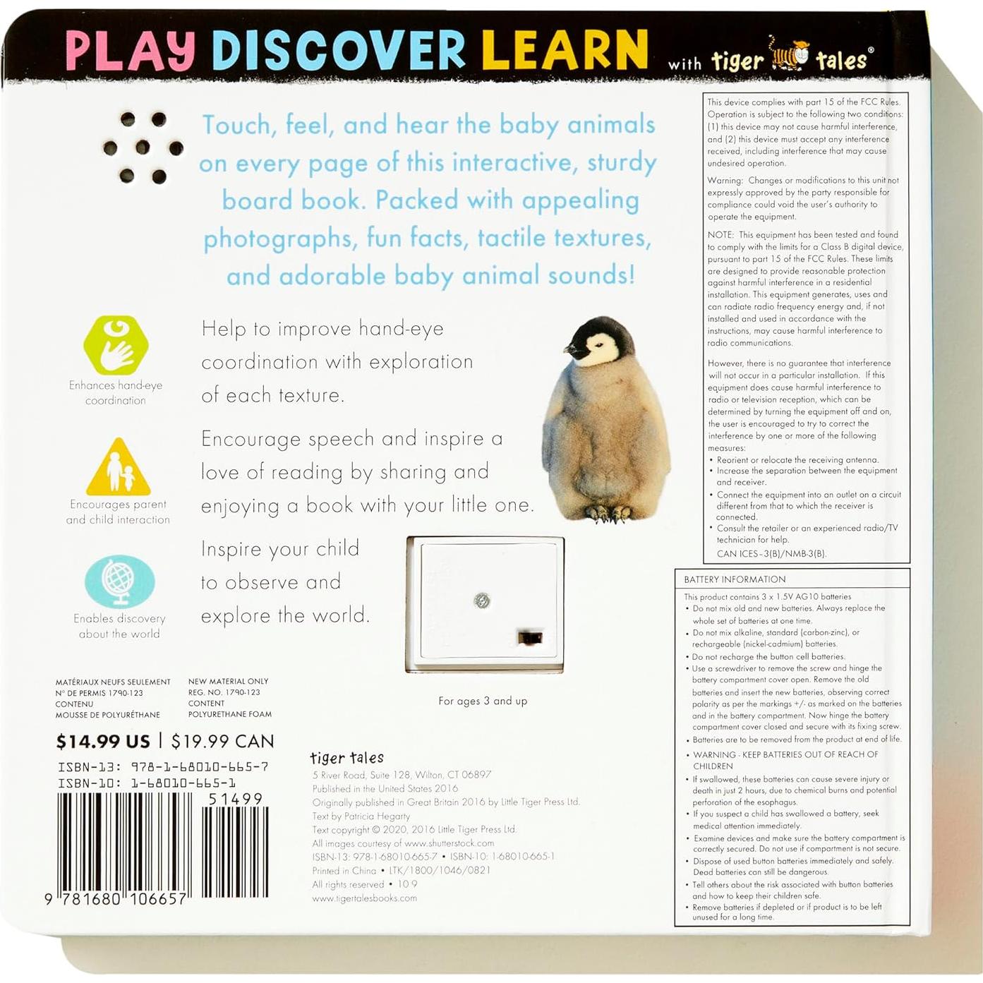 Noisy Baby Animals: Includes 6 Sounds and an On/Off Switch on the Back Cover! (My First)