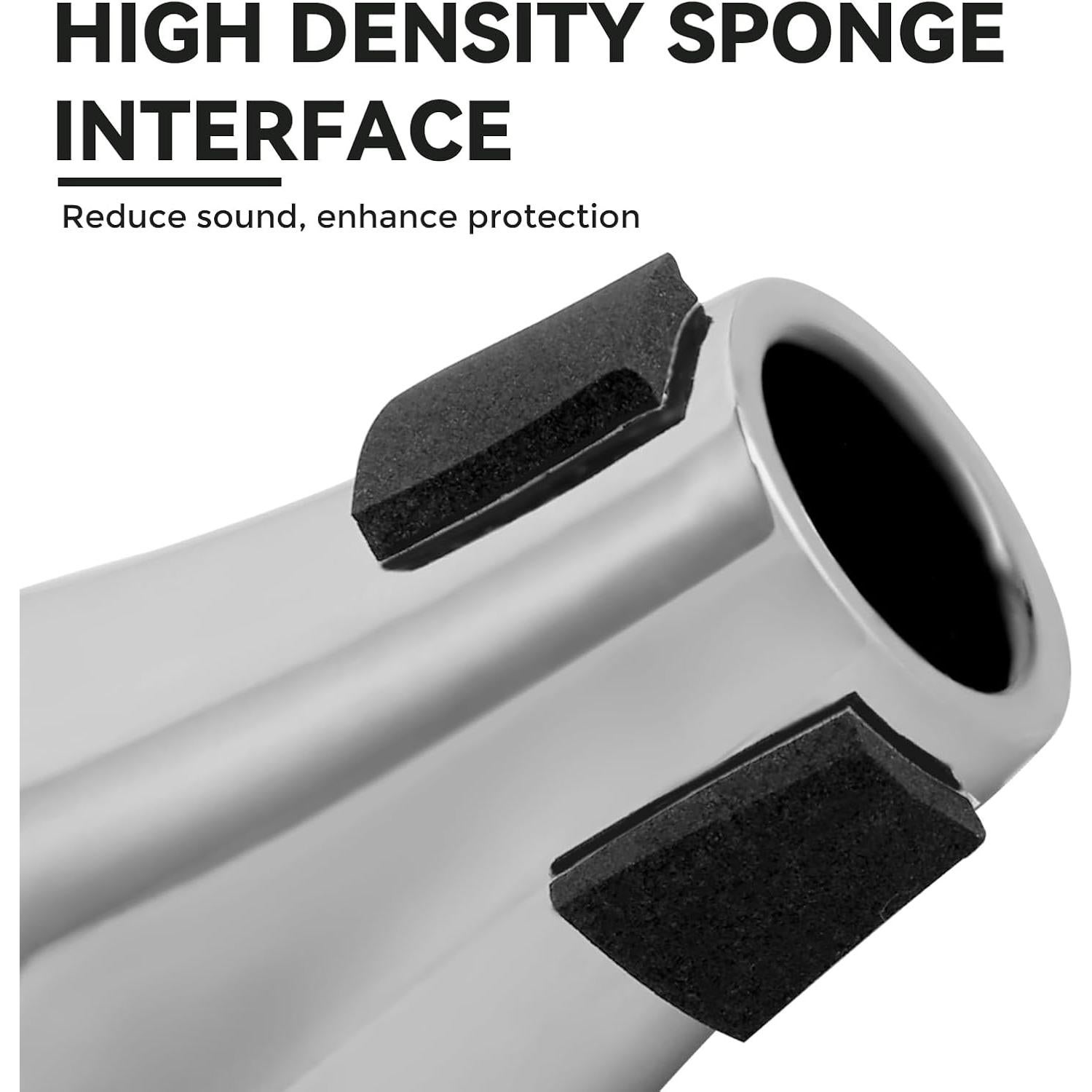 Silenciador de Trombón ROWELL TMBN - ABS Plateado Ligero