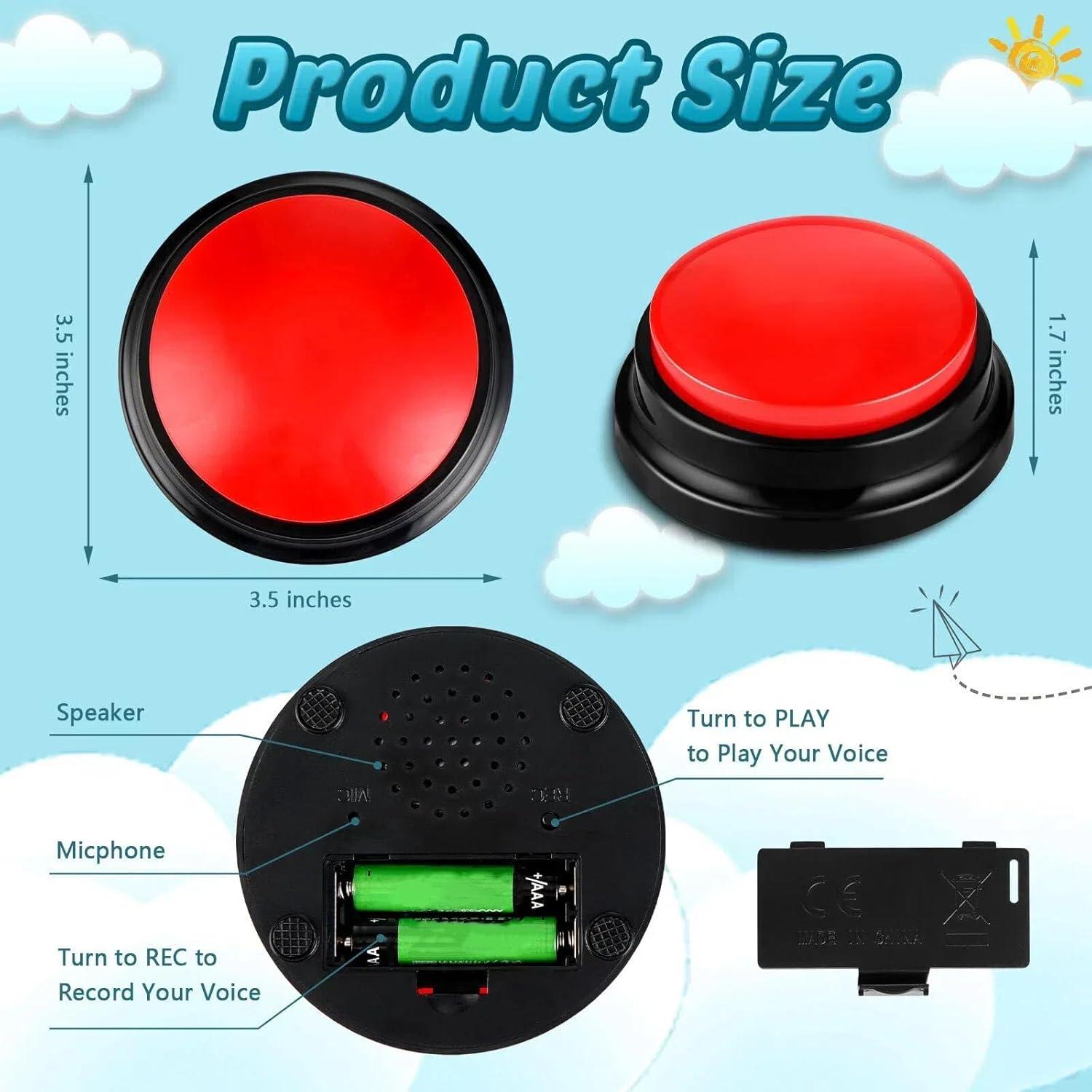 Zumbadores Grabables Jerify 12 Paquetes para Juegos y Aprendizaje