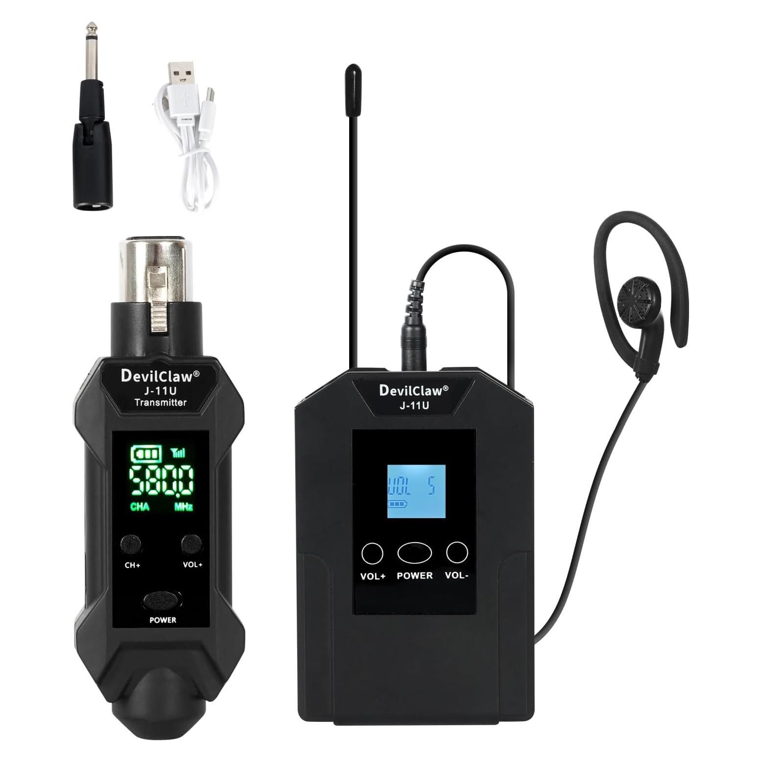Sistema In Ear Inalámbrico Devilclaw USJ-11U para Guitarra