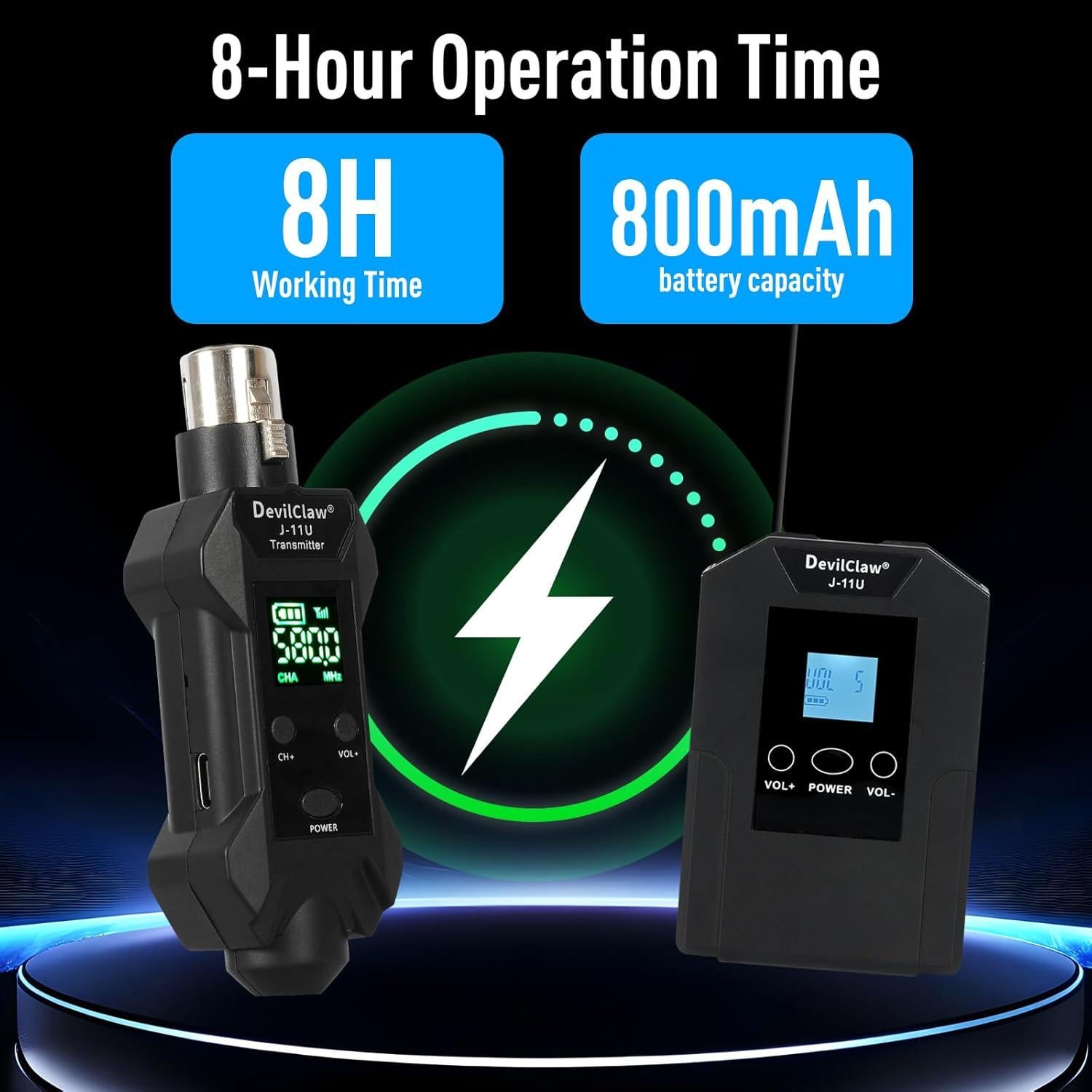 Sistema In Ear Inalámbrico Devilclaw USJ-11U para Guitarra