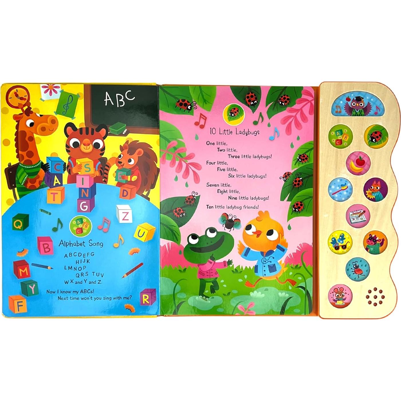 ABC & 123 Learning Songs: Interactive Children's Sound Book (11 Button Sound) (11 Button Sound Book)