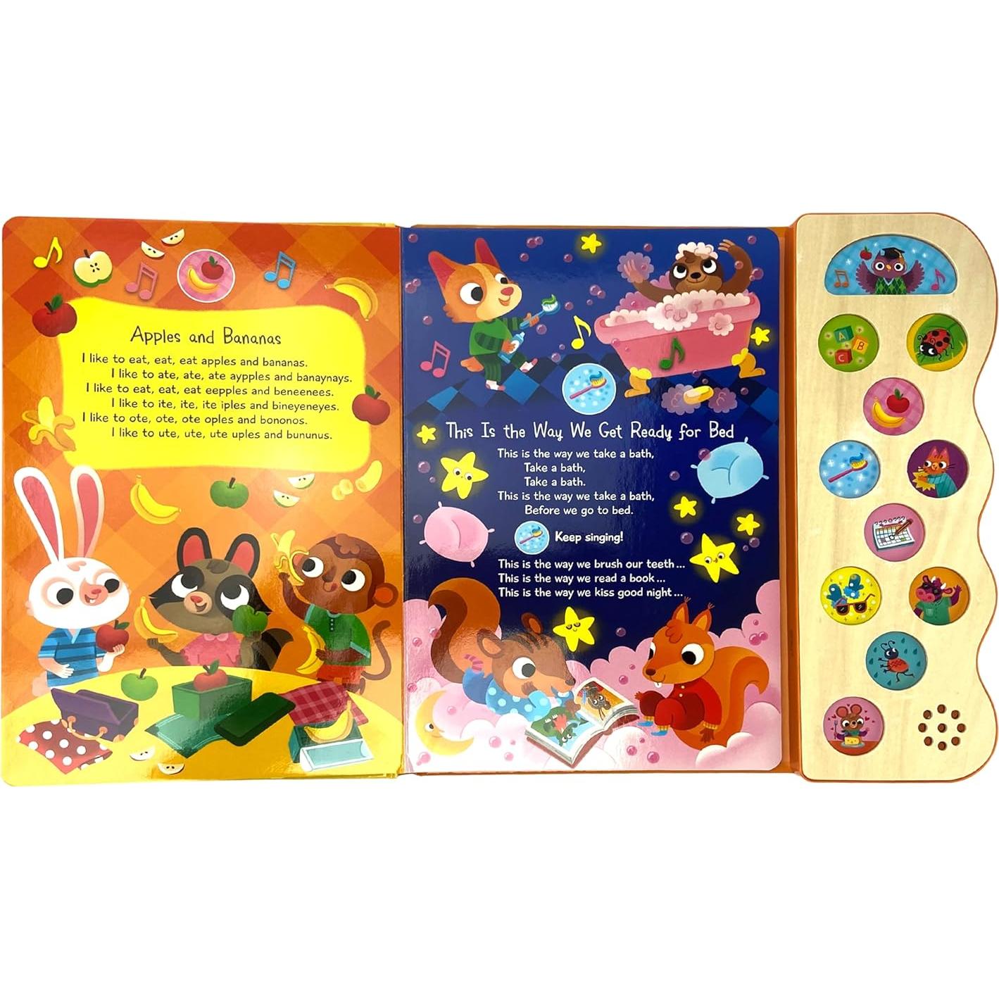 ABC & 123 Learning Songs: Interactive Children's Sound Book (11 Button Sound) (11 Button Sound Book)