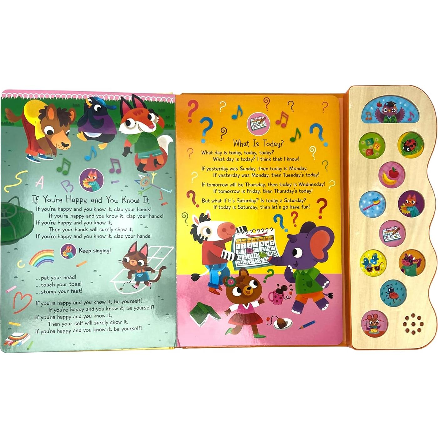 ABC & 123 Learning Songs: Interactive Children's Sound Book (11 Button Sound) (11 Button Sound Book)