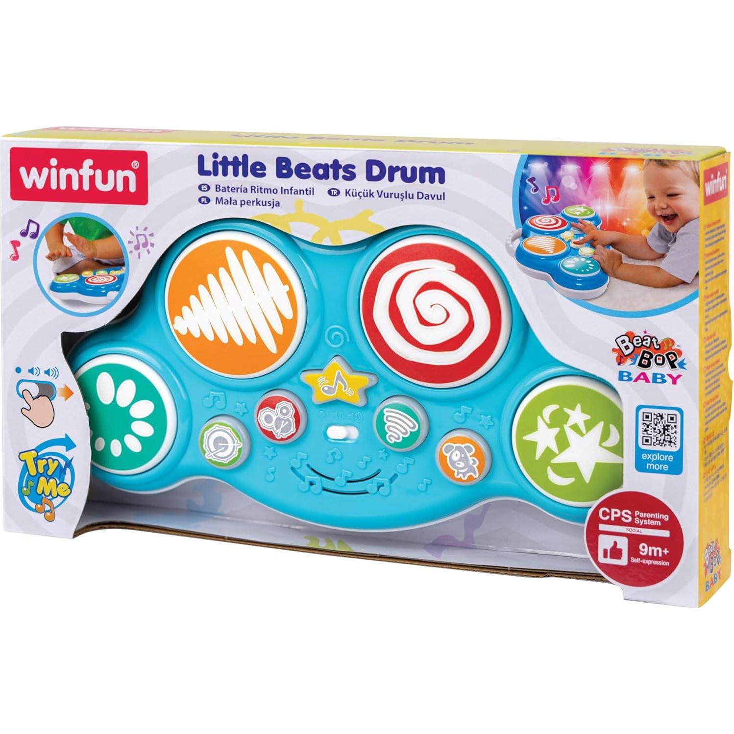 Tambor Musical Winfun Little Beats para Niños 0.76 kg