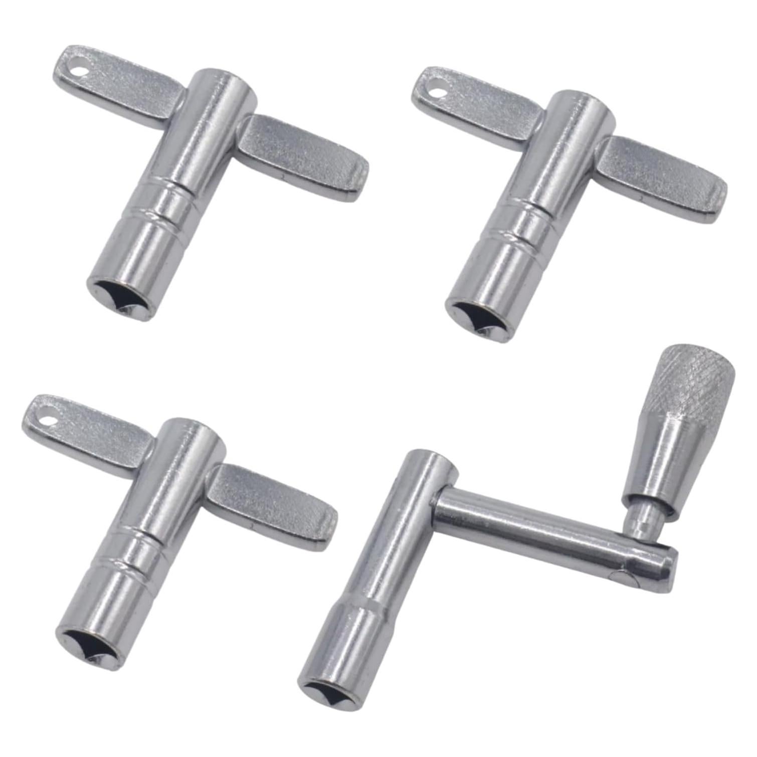 Llaves de Afinación de Tambor CashBeat 4 Piezas Acero Cromado