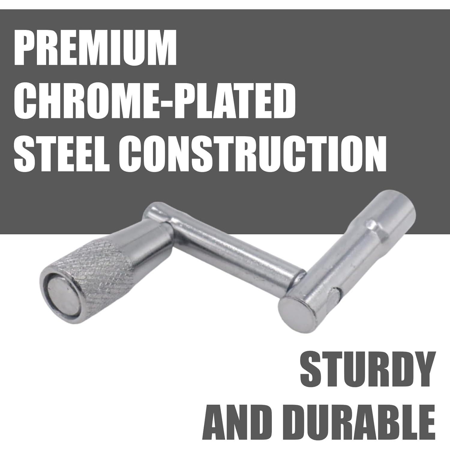 Llaves de Afinación de Tambor CashBeat 4 Piezas Acero Cromado