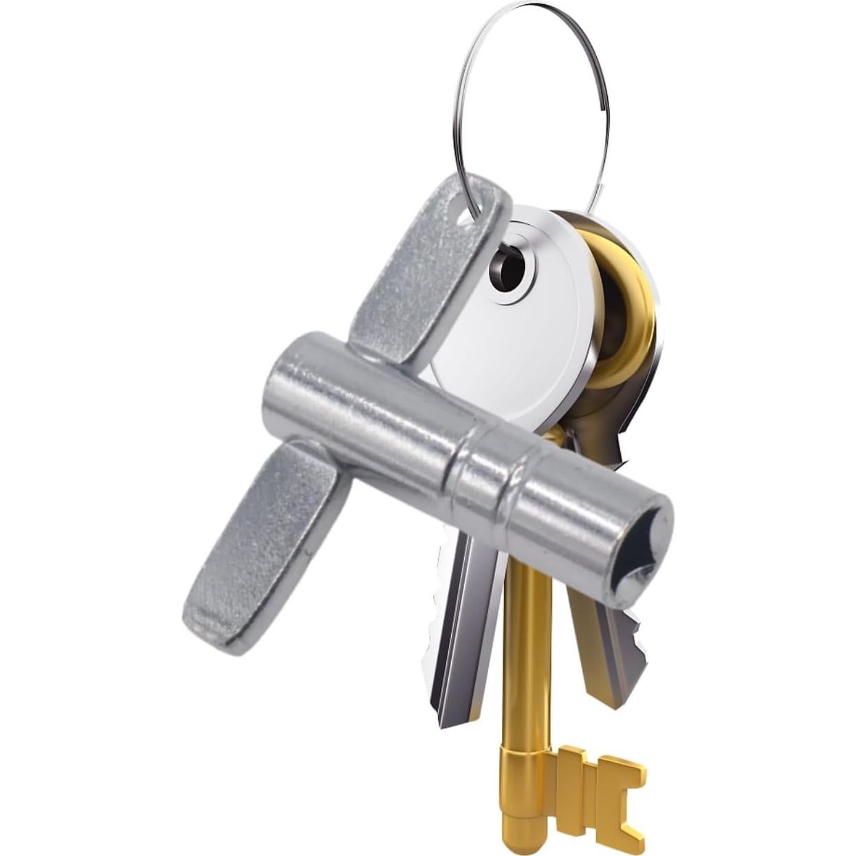 Llaves de Afinación de Tambor CashBeat 4 Piezas Acero Cromado