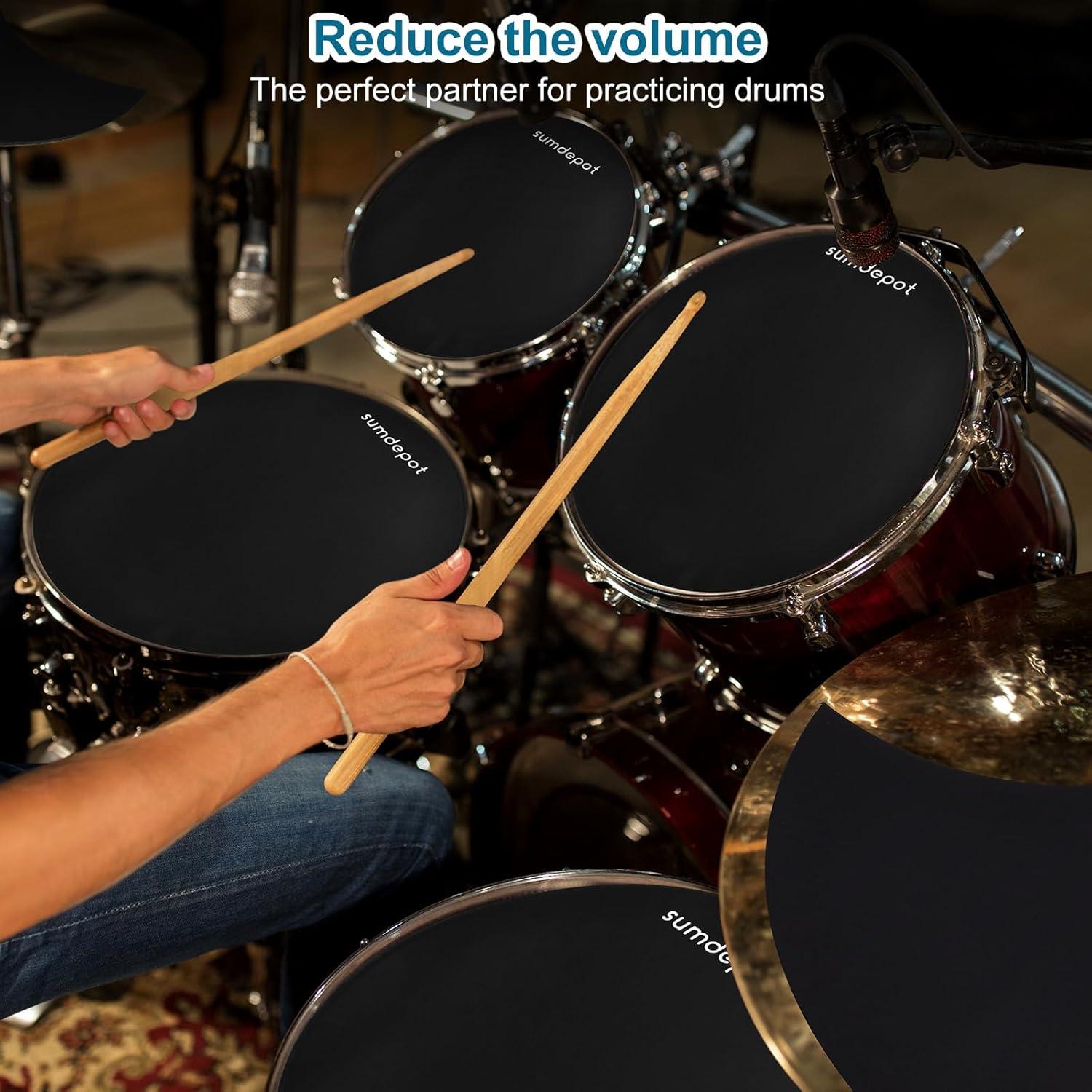 Pads de Silencio para Batería 11 Piezas Sumdepot