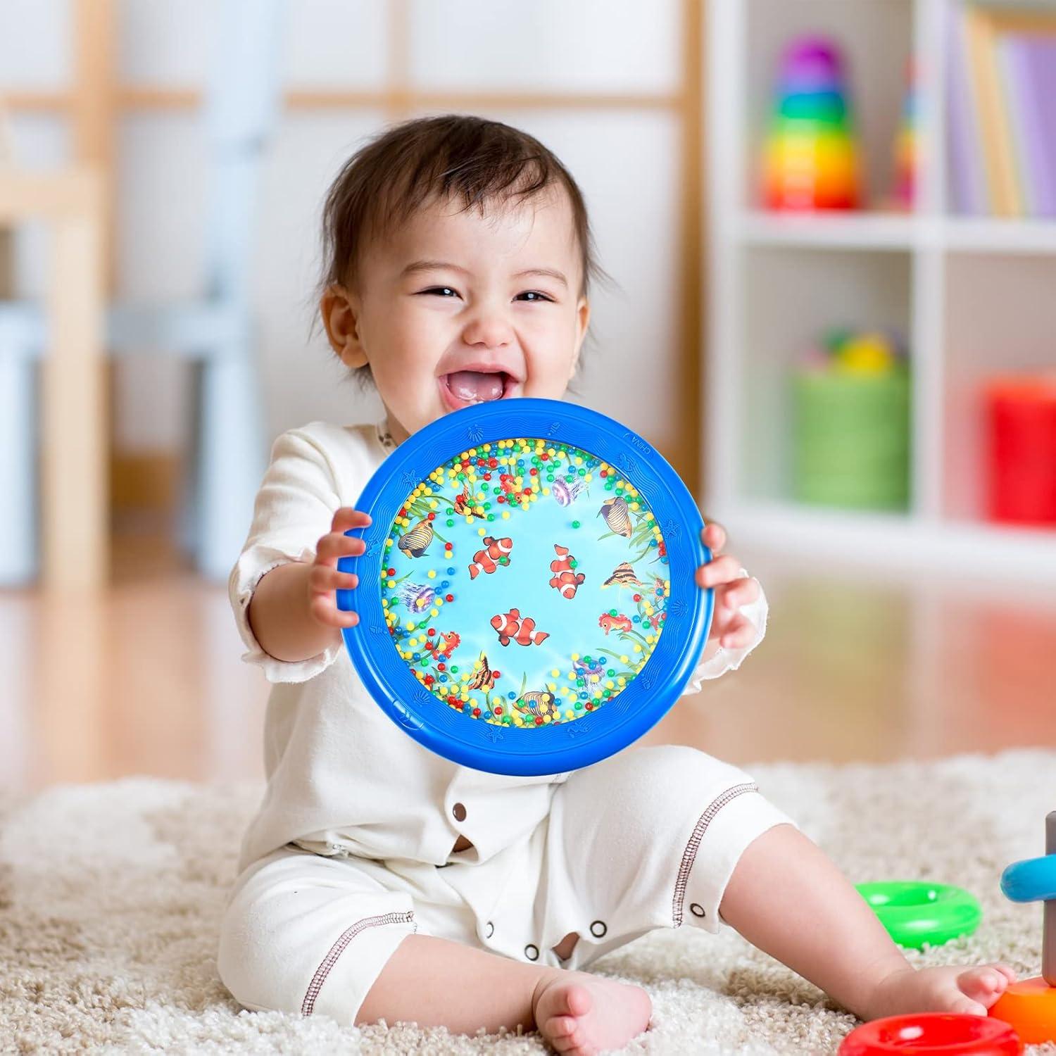 2 Tambores Oceánicos Deekin Rosa y Azul 7 y 8 Pulgadas