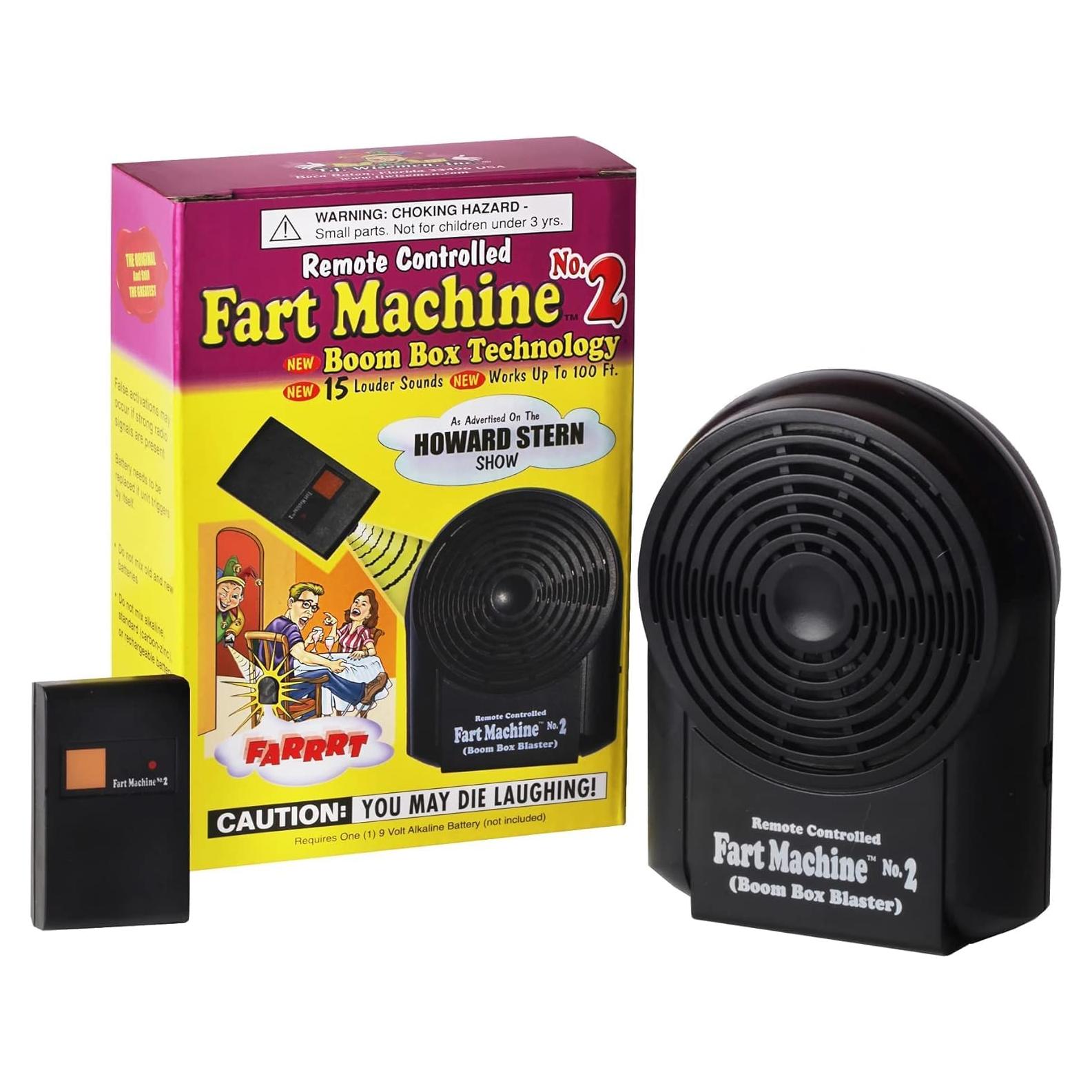 Máquina de Pedos Controlada por Remoto T.J. Wisemen - 15 Sonidos