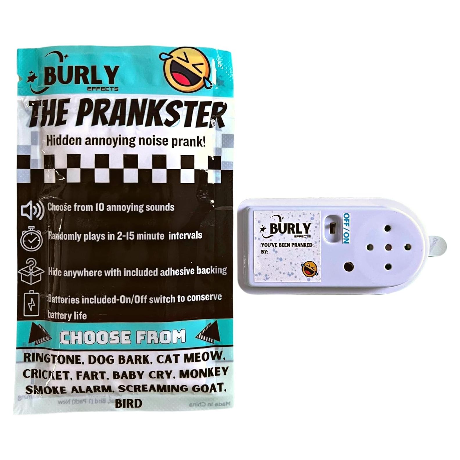 Bromista de Ruido Oculto Burly - 10 Sonidos Diversos