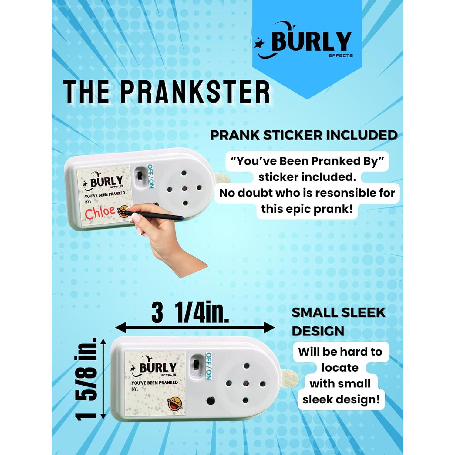 Bromista de Ruido Oculto Burly - 10 Sonidos Diversos