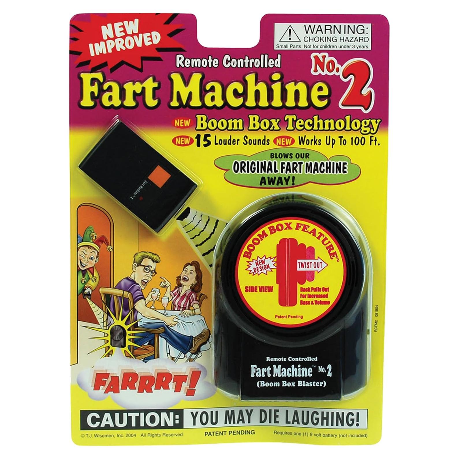 Máquina de Pedos Inalámbrica TJ Wisemen GJ066 - 15 Sonidos