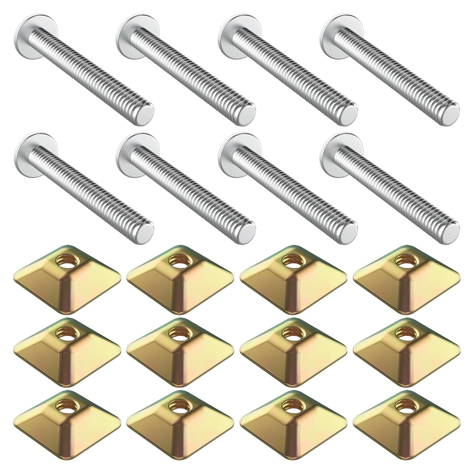 Kit de Montaje Antirrobo para Señales IRONDIY - 8 Tornillos 6.35 cm