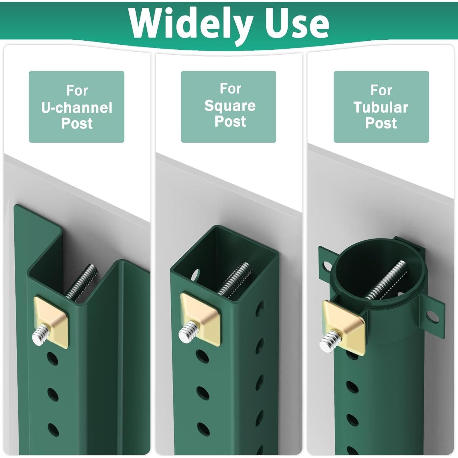 Kit de Montaje Antirrobo para Señales IRONDIY - 8 Tornillos 6.35 cm