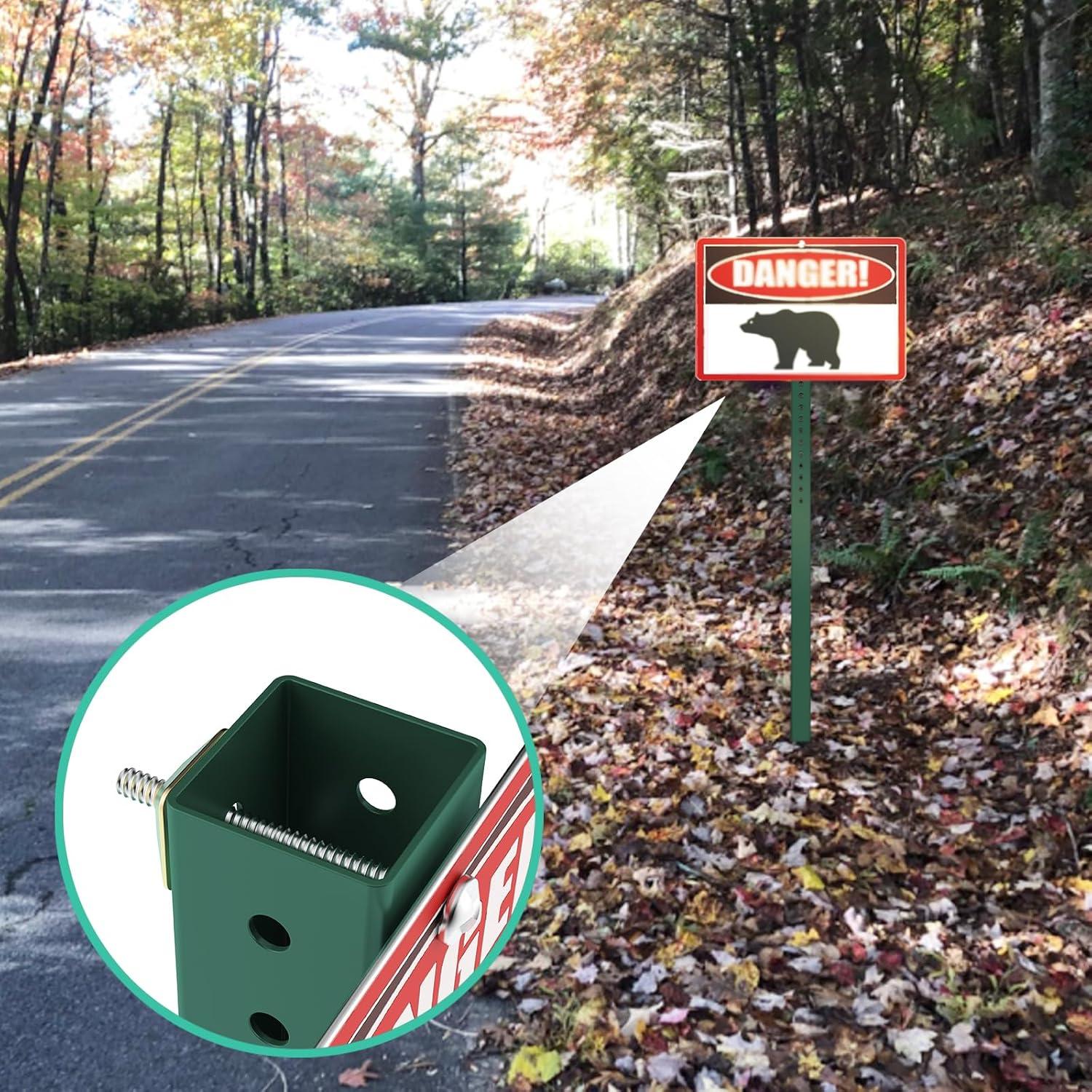 Kit de Montaje Antirrobo para Señales IRONDIY - 8 Tornillos 6.35 cm