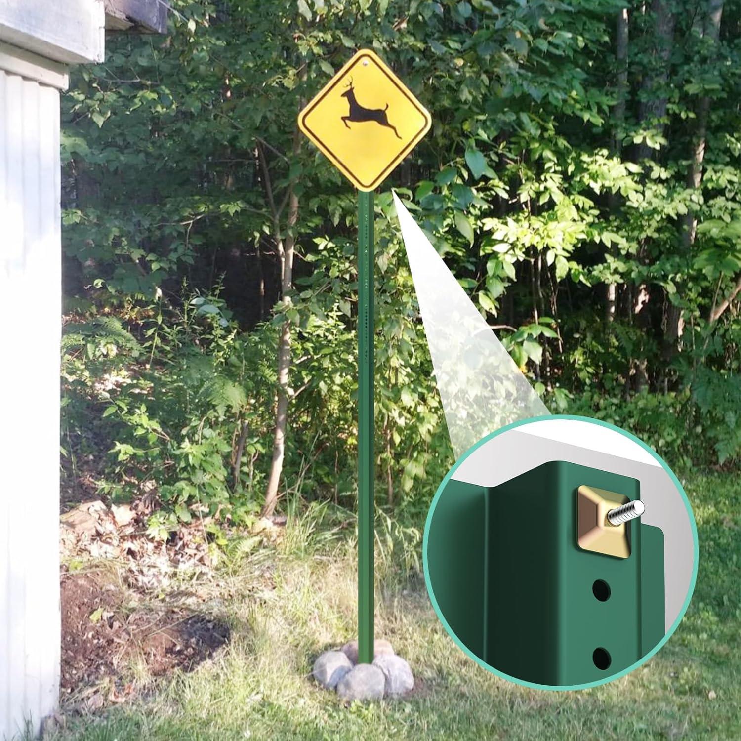 Kit de Montaje Antirrobo para Señales IRONDIY - 8 Tornillos 6.35 cm