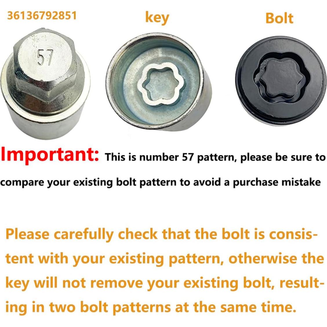 Cerraduras de Tuerca de Rueda Antirrobo Cheriezing 14x1.25mm