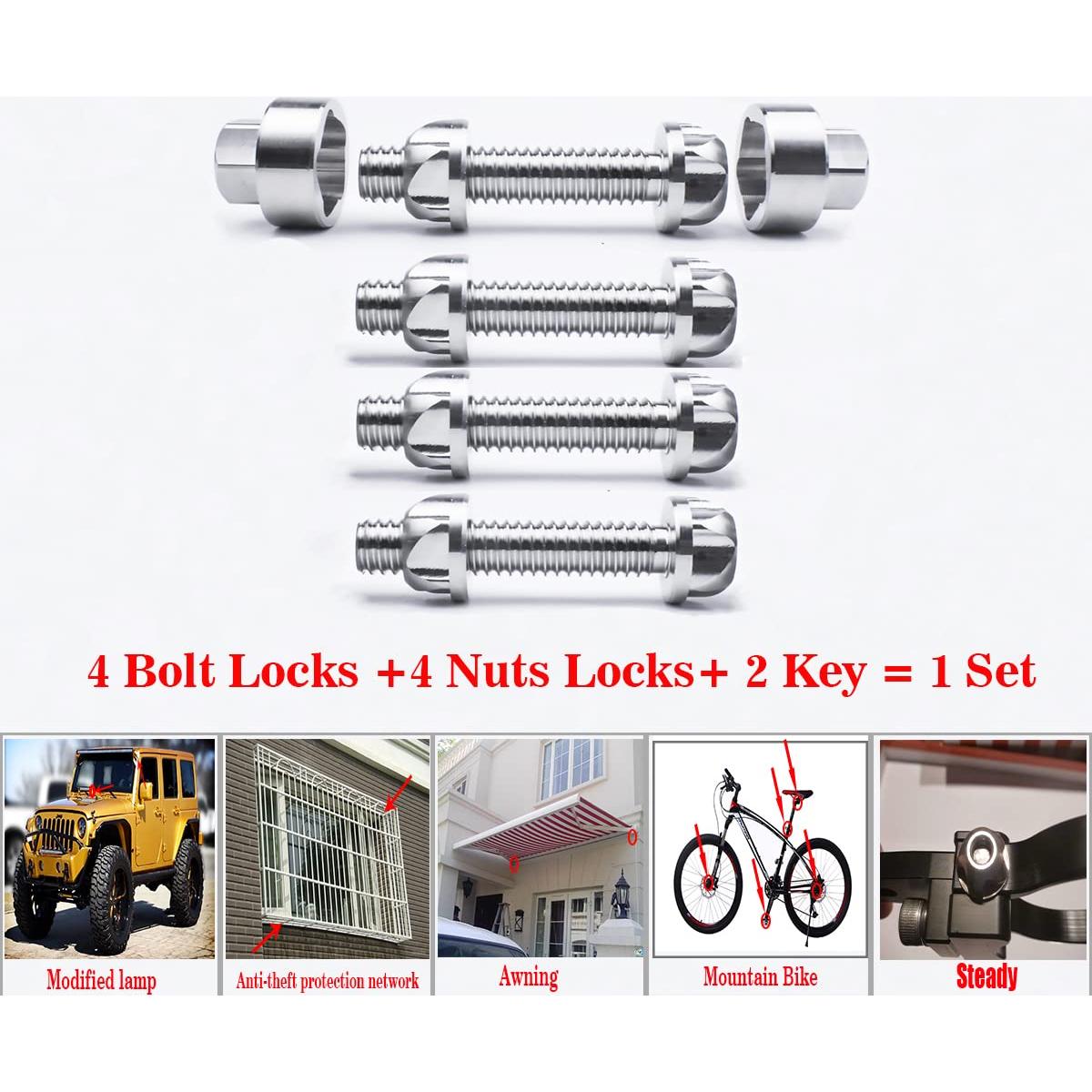 Juego de Tuercas y Tornillos M6 VOSANTU Acero Inoxidable 20mm