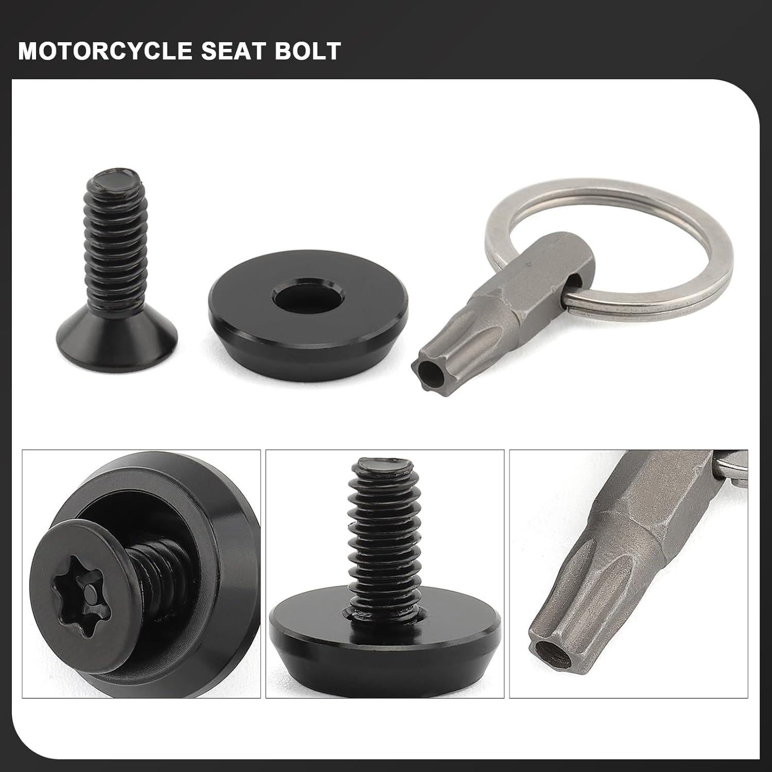 Tornillo de Asiento Antirrobo Daklvng para Harley 1996-2024