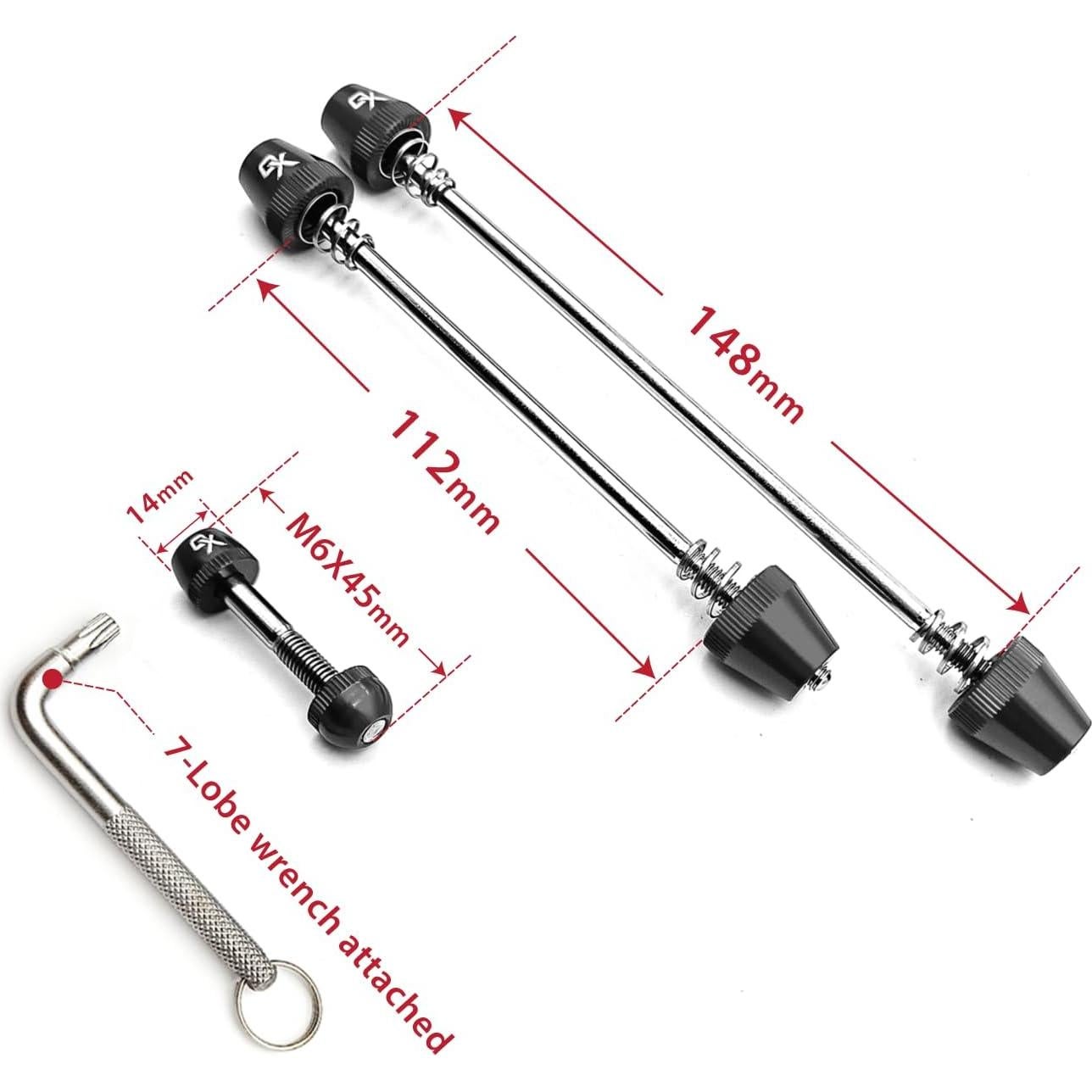 Cerradura Antirrobo ONIPAX 7 Lóbulos para Bicicleta