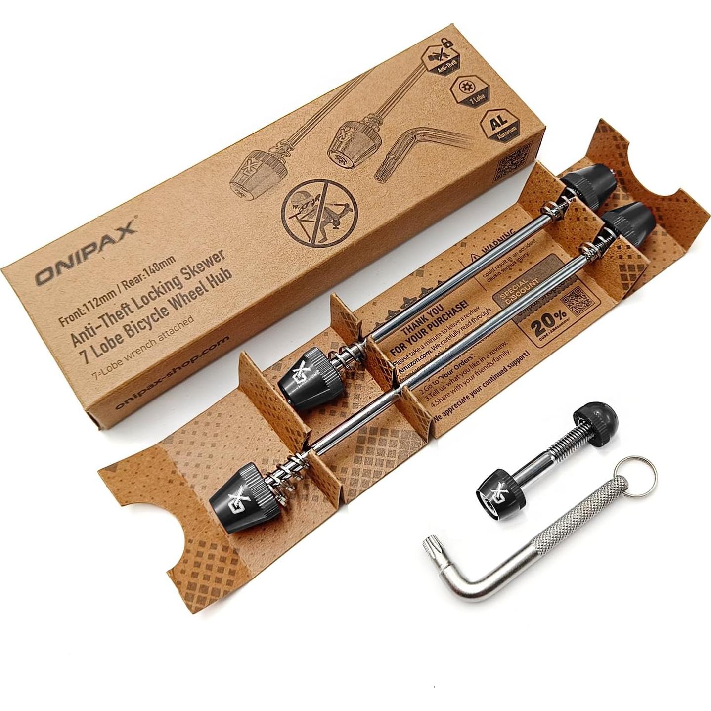 Cerradura Antirrobo ONIPAX 7 Lóbulos para Bicicleta