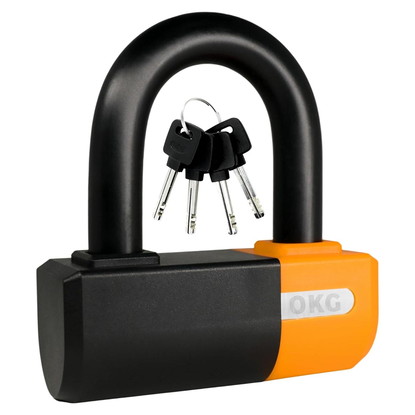 Candado U Pequeño OKG Alta Resistencia 18mm Antirrobo