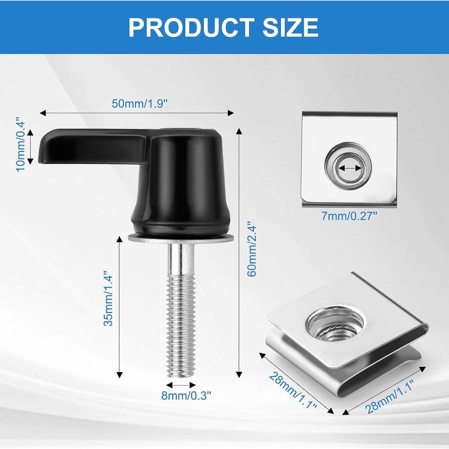 Tornillos de Montaje Antirrobo Vomika para Alforjas Harley
