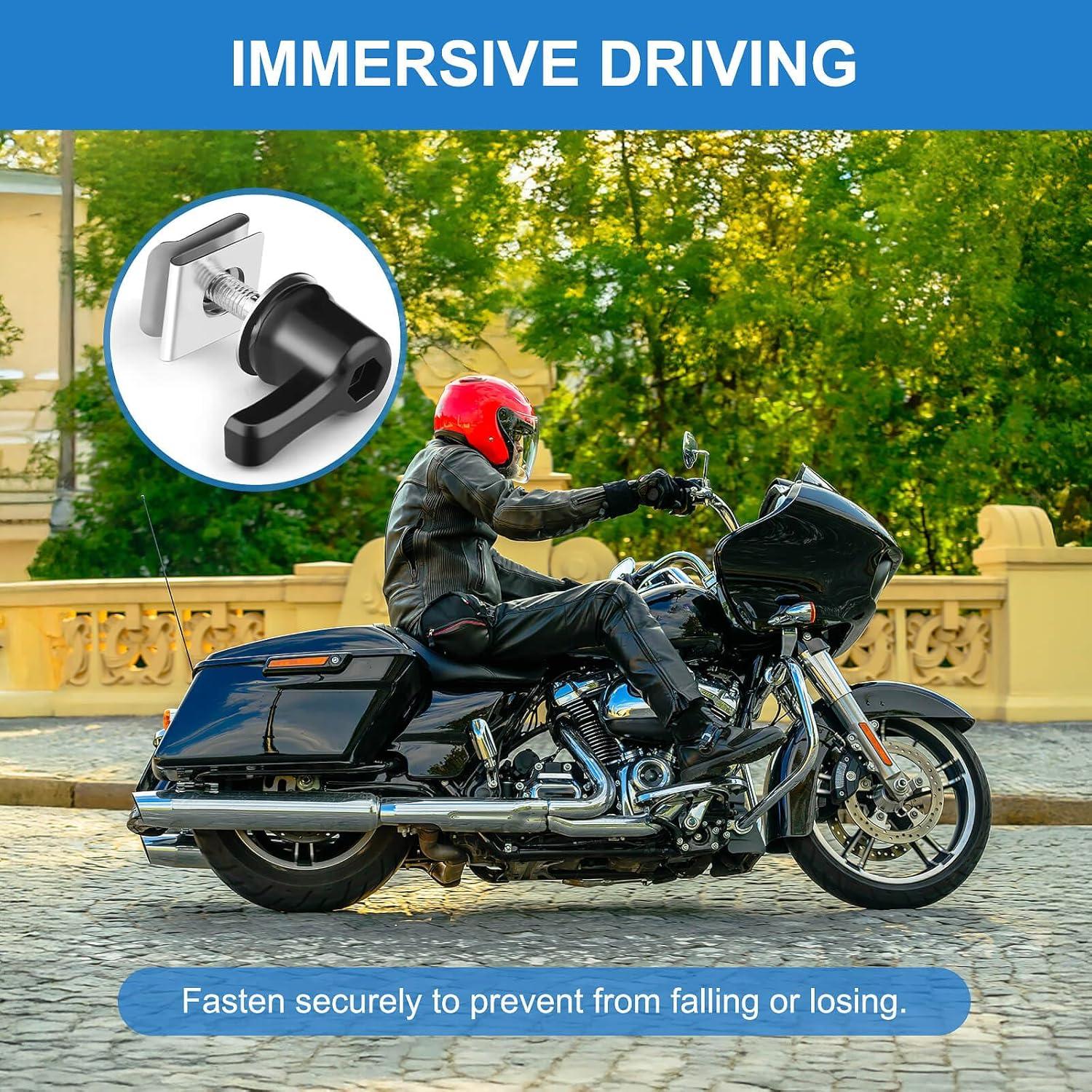 Tornillos de Montaje Antirrobo Vomika para Alforjas Harley