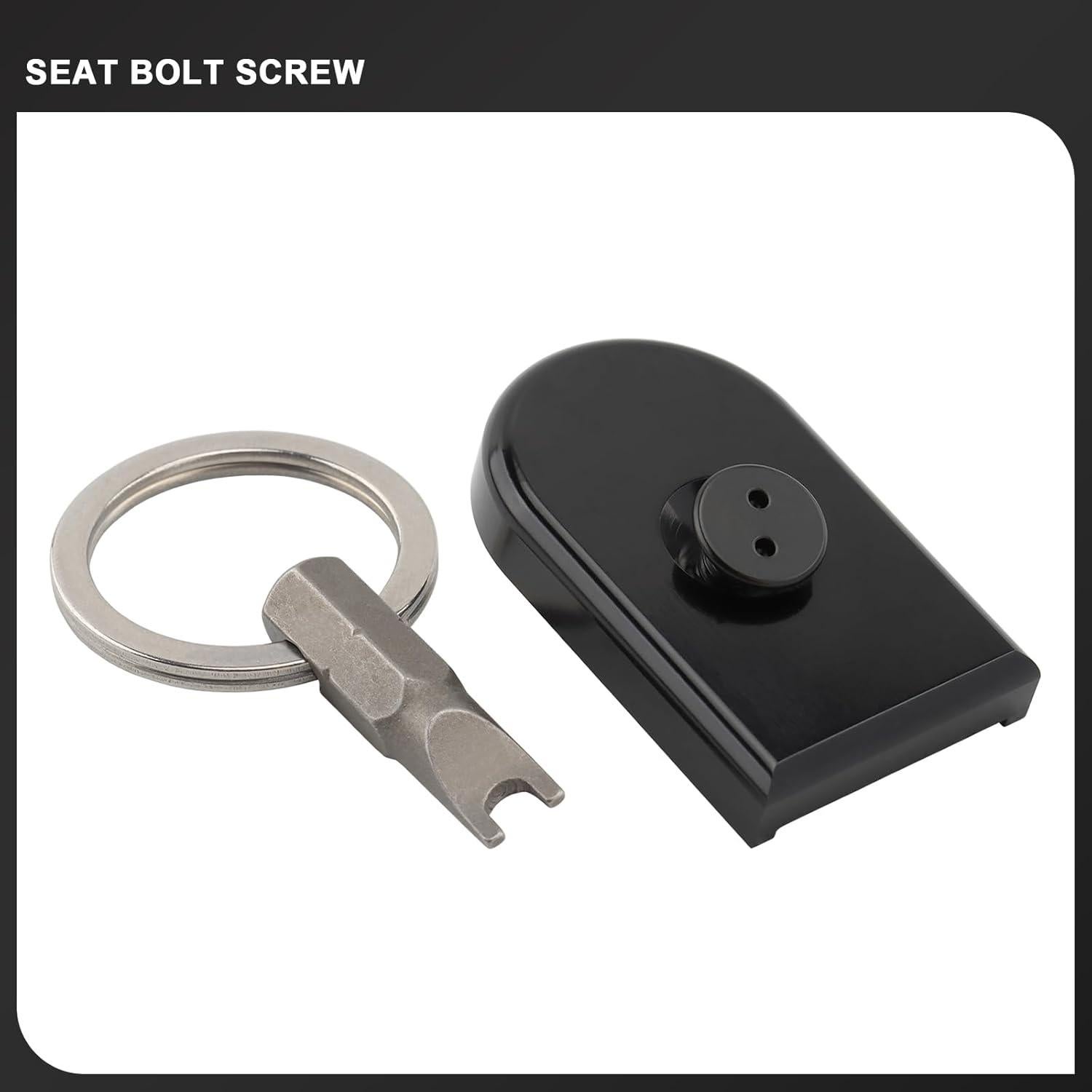 Tornillo de Asiento Antirrobo Daklvng 1/4"-20 para Harley 1996-2024