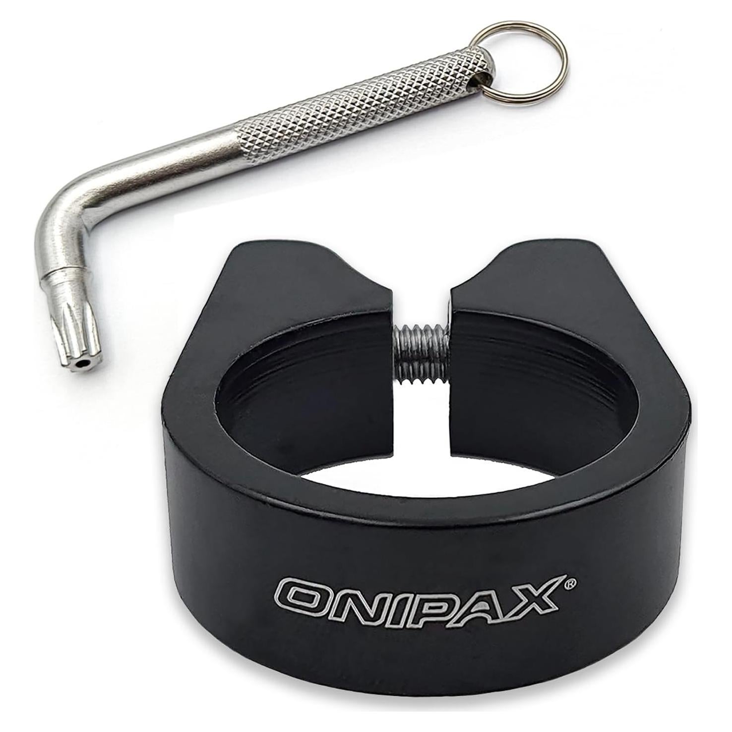 Abrazadera de Poste de Asiento Antirrobo ONIPAX 31.8mm/34.9mm Aluminio