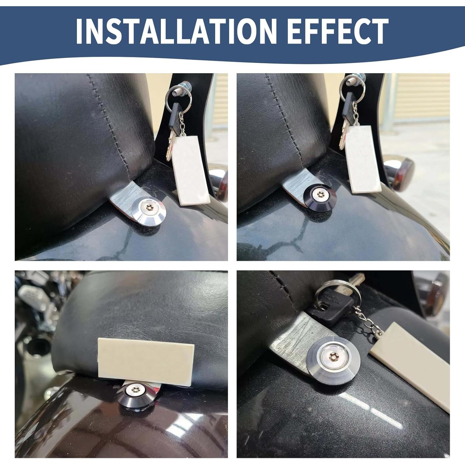 Tuerca Tornillo de Asiento Antirrobo Jiataban 1/4"-20 Negro