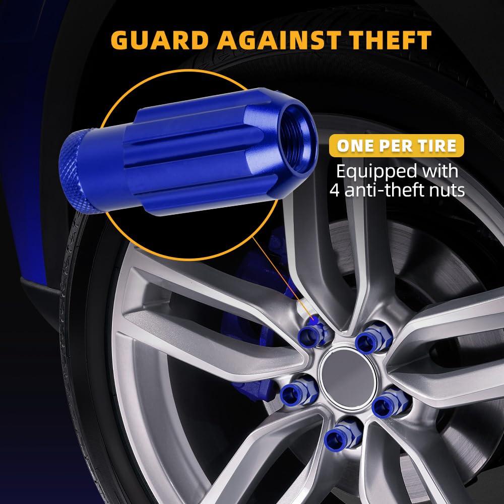 Tuercas de Rueda Muge Racing 20 PCS M12x1.25 Azul