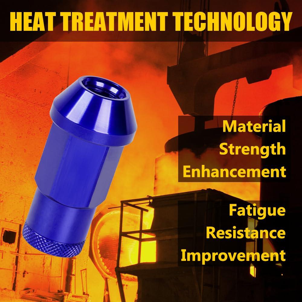 Tuercas de Rueda Muge Racing 20 PCS M12x1.25 Azul