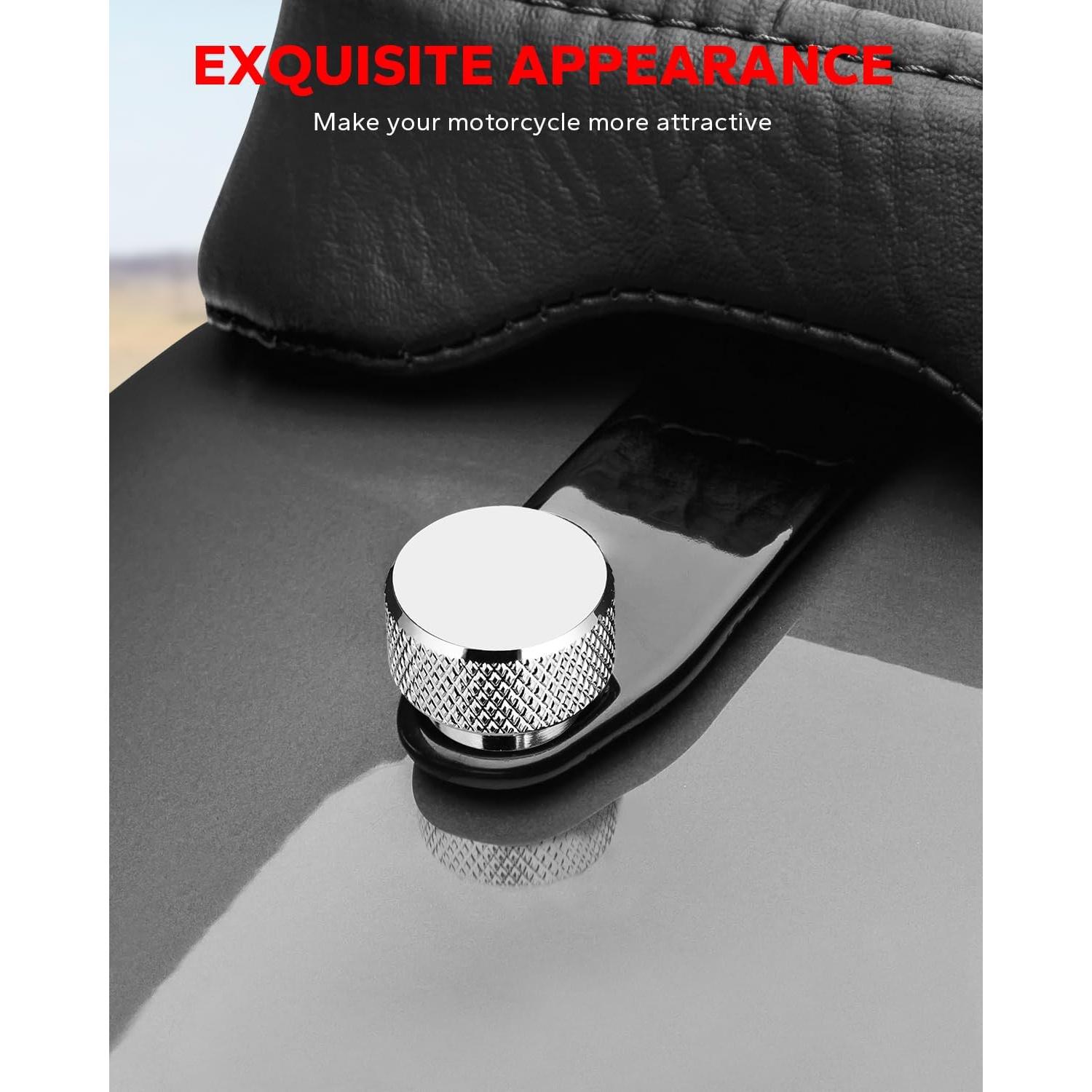 Tornillo de Asiento Trasero Cromado Amazicha para Harley 1996-2025