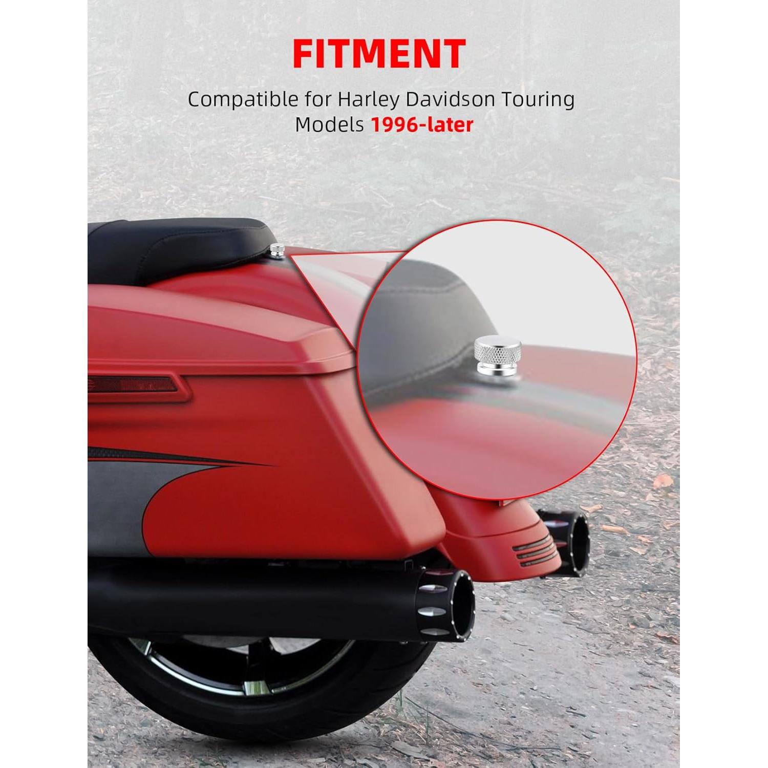 Tornillo de Asiento Trasero Cromado Amazicha para Harley 1996-2025