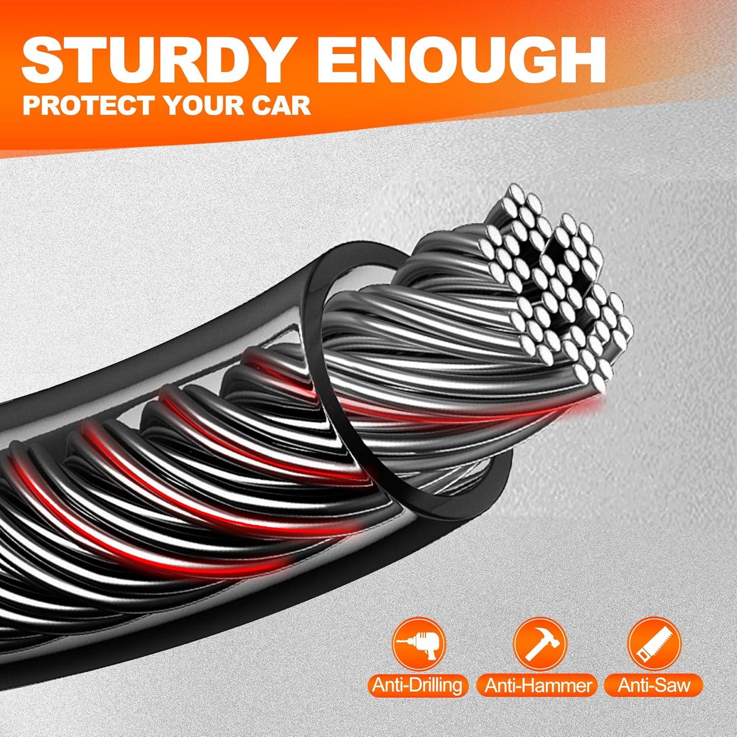 Cerradura de Volante Antirrobo KAYCENTOP L1016PRO-B 43 cm