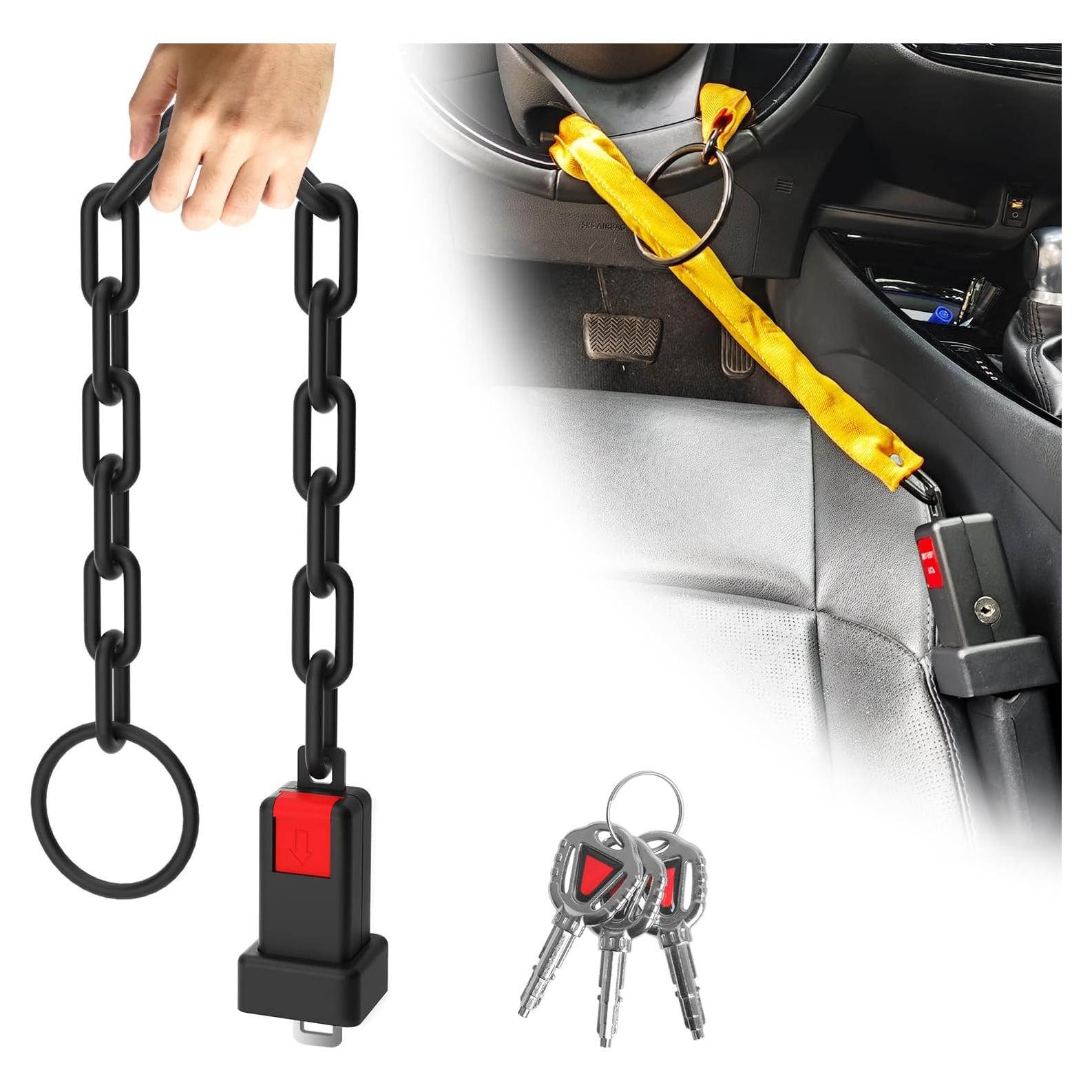 Candado Antirrobo para Volante OPSOOPI U70 - Acero 70cm