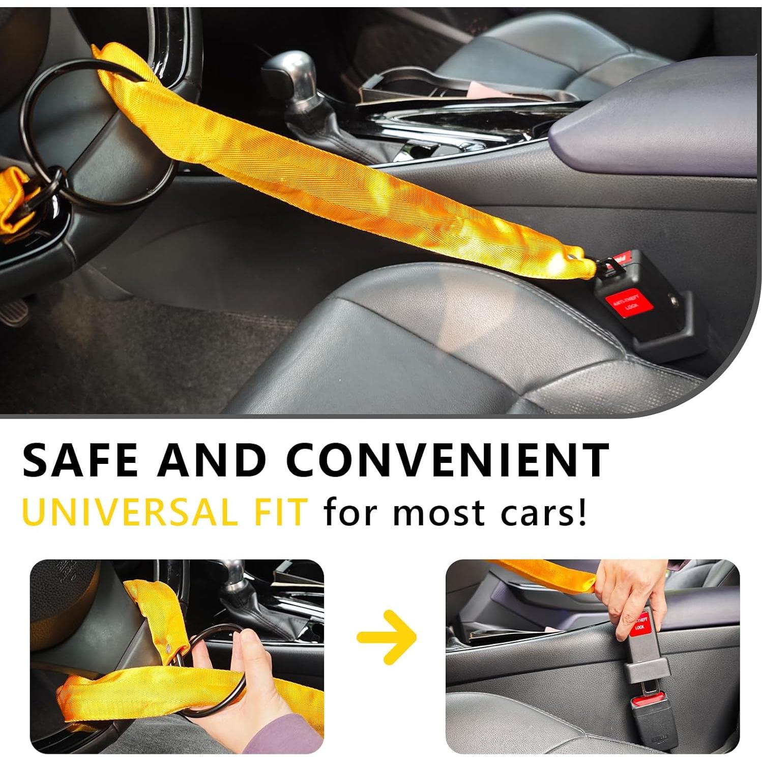 Candado Antirrobo para Volante OPSOOPI U70 - Acero 70cm