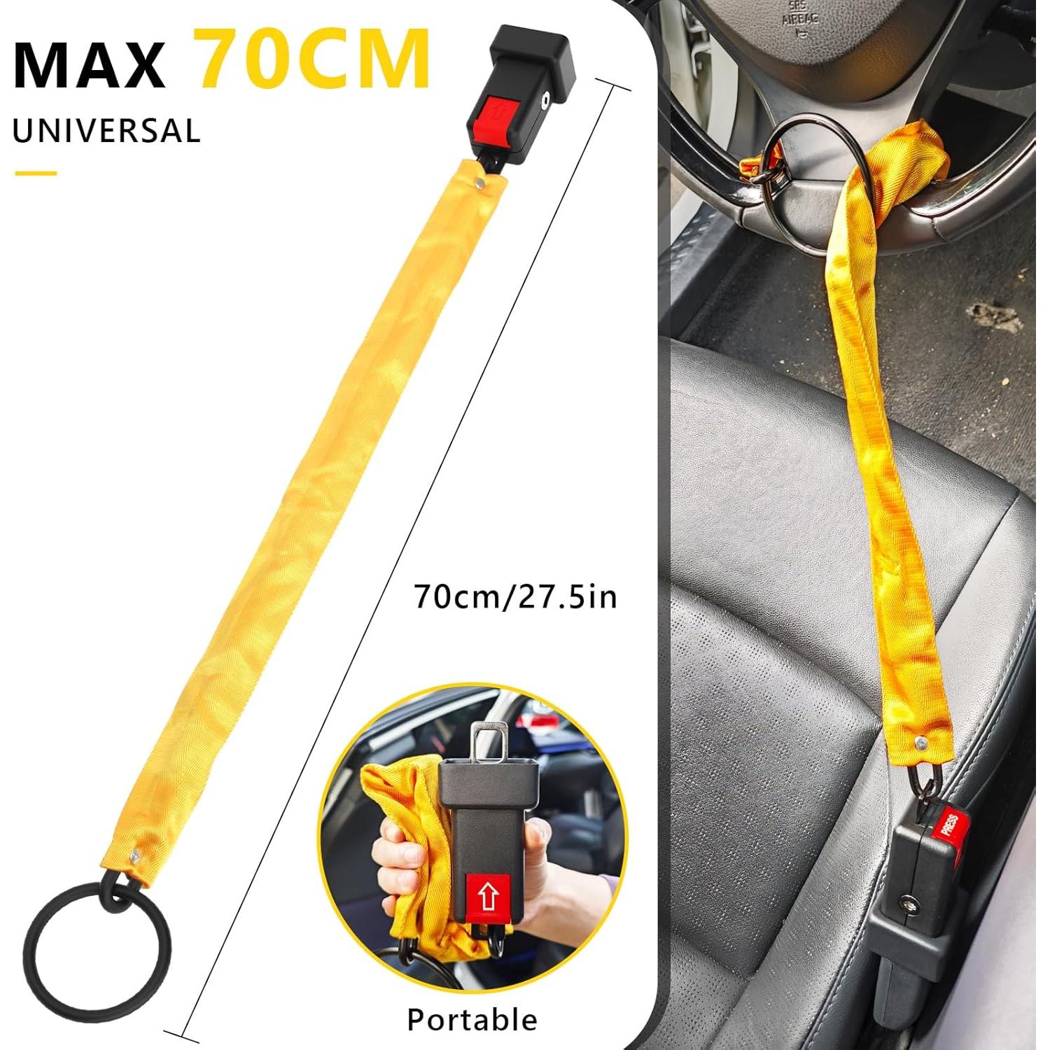 Candado Antirrobo para Volante OPSOOPI U70 - Acero 70cm