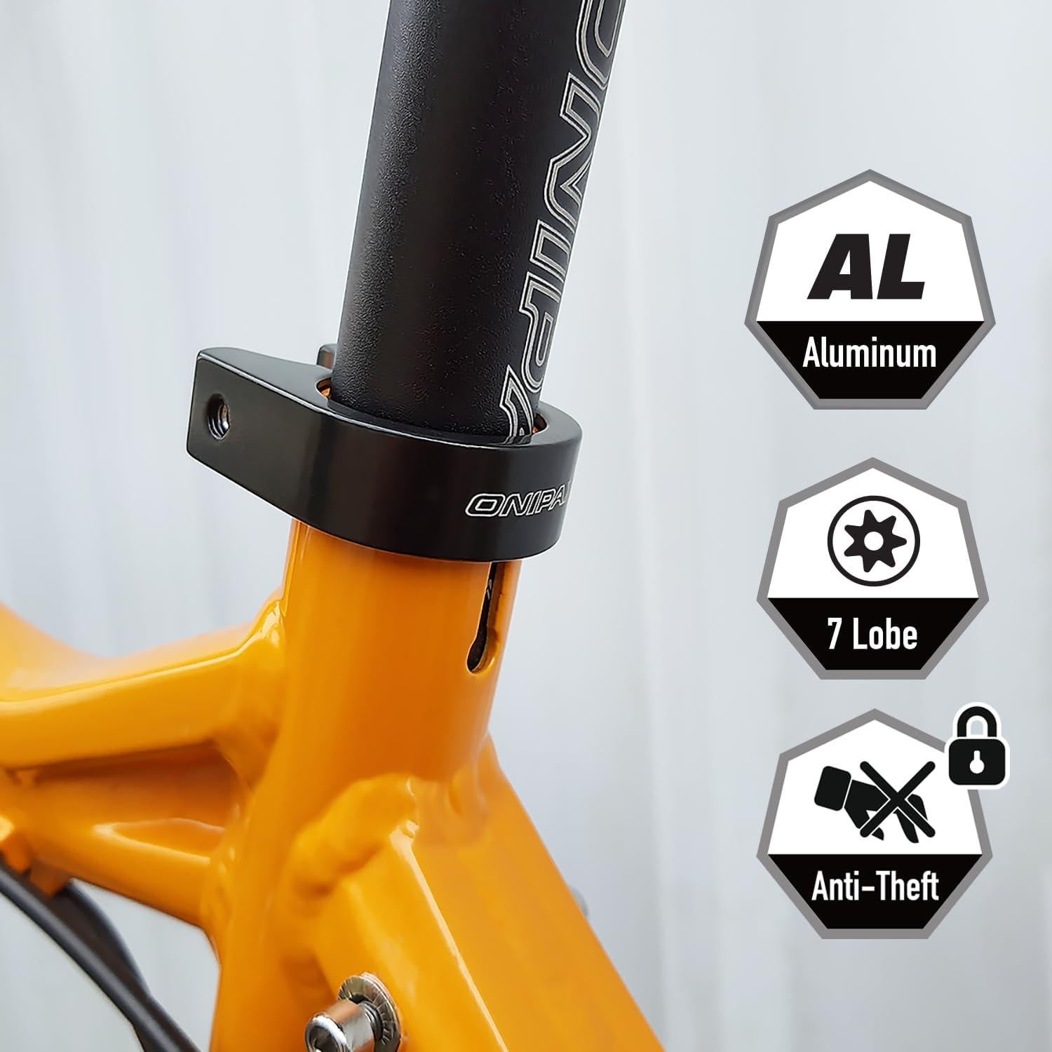 Cerradura Antirrobo ONIPAX AF-116WS con Pasador de 7 Lúbulos