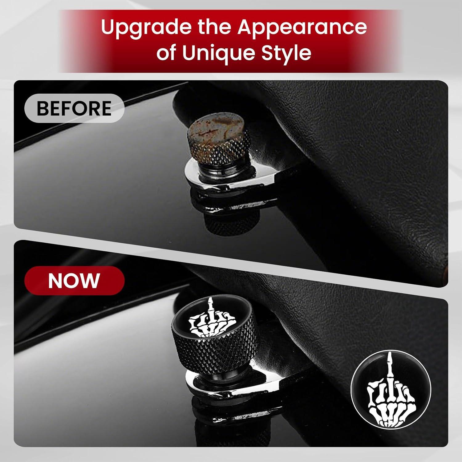 Tornillo de Asiento GUAIMI 1/4"-20 para Harley 1996-2023 - Negro