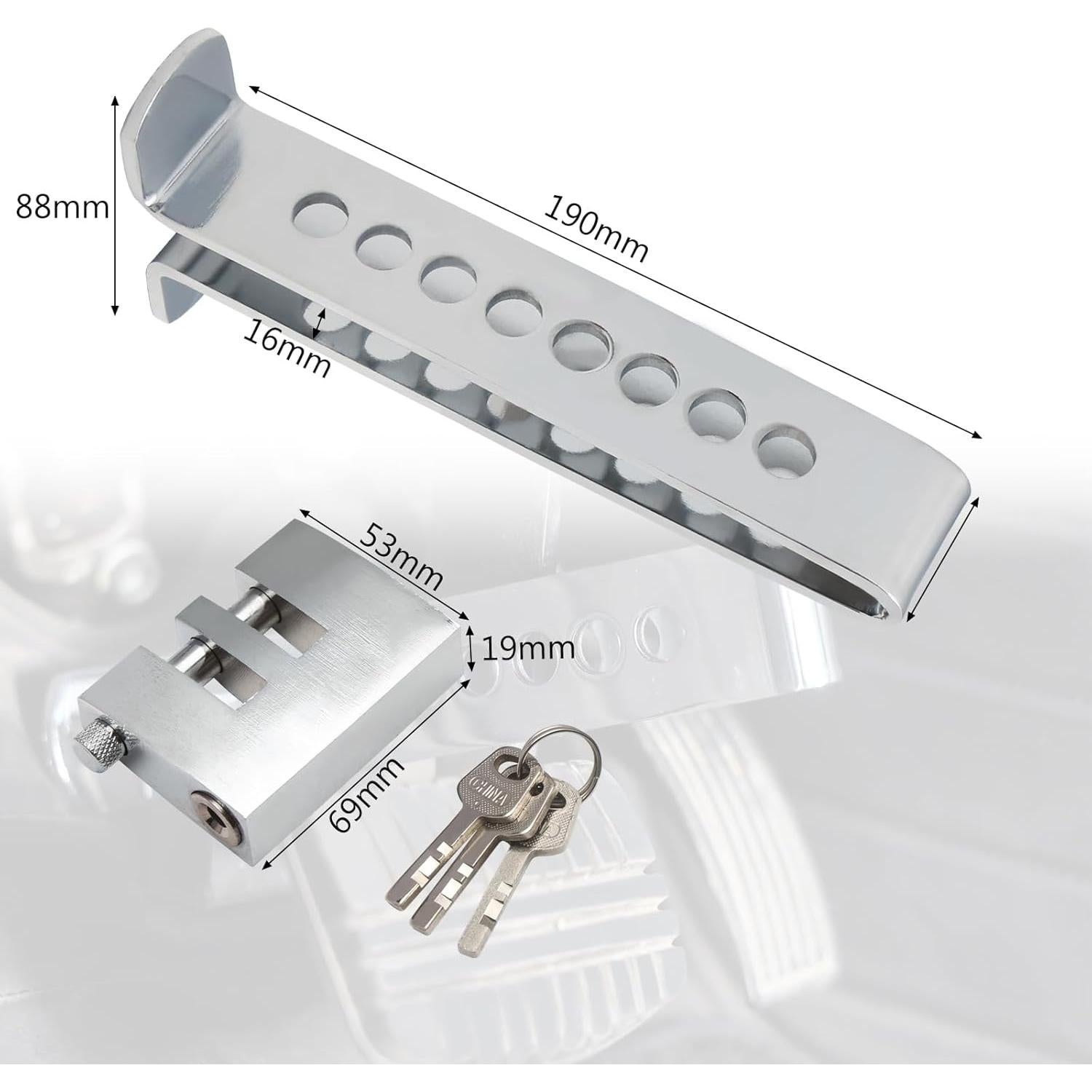 Cerradura Antirrobo de Freno y Embrague MaySpare LOCK-4 Acero Inoxidable