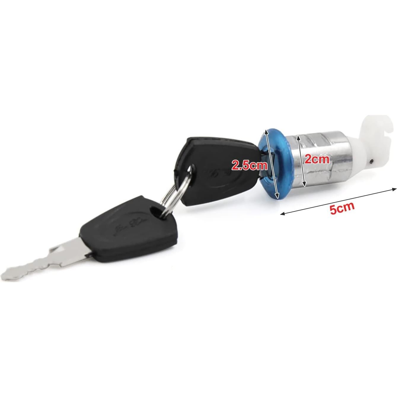 Cerradura de Seguridad para Asiento Motocicleta uxcell 5x2.5cm